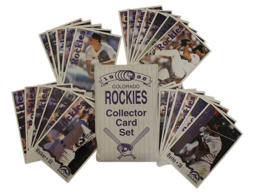 Colorado Rockies 1996 Collector Card Set 27 Cards