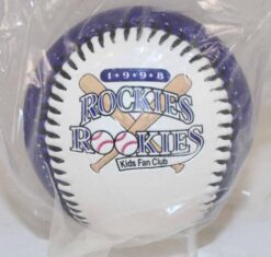 1998 Colorado Rockies Kids Fan Club Rookies Purple Baseball 51177