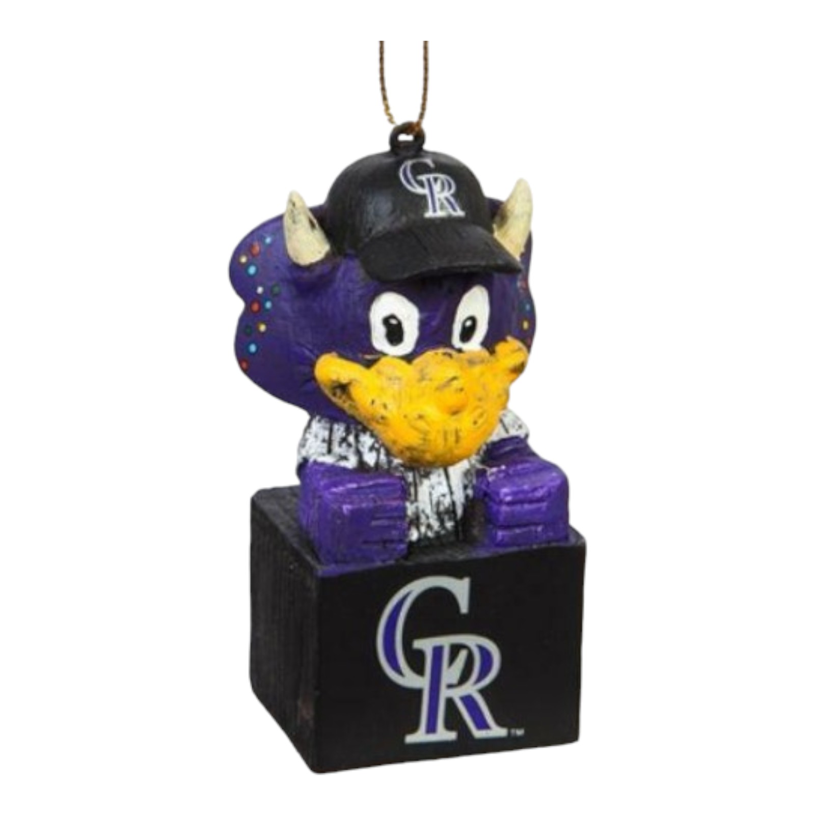 Colorado Rockies Tiki Totem Mascot Ornament Seasonal