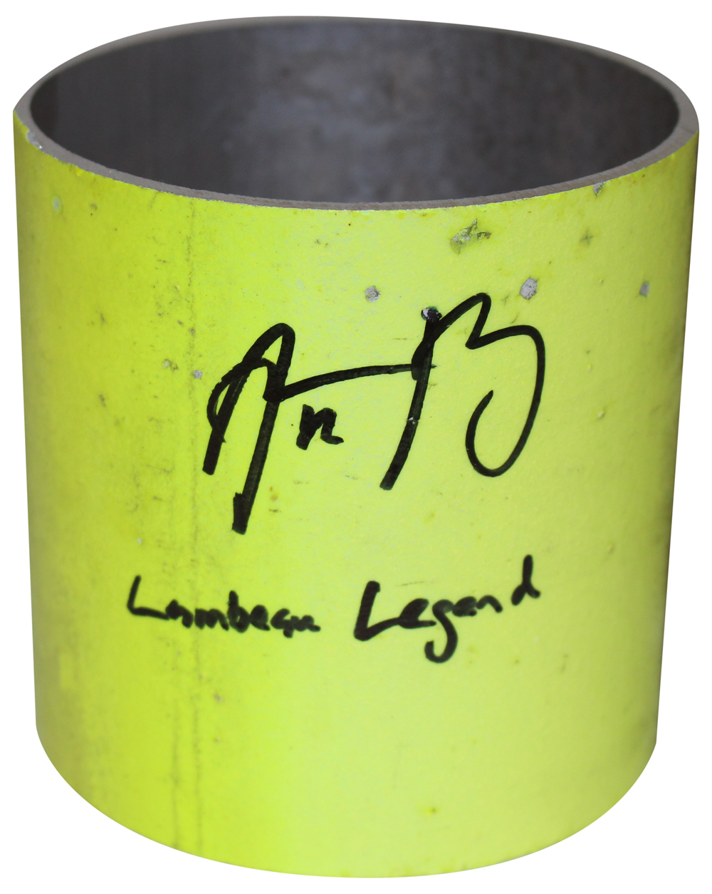 Aaron Rodgers Autographed Game Used Goal Post Piece Lambeau Legend FAN