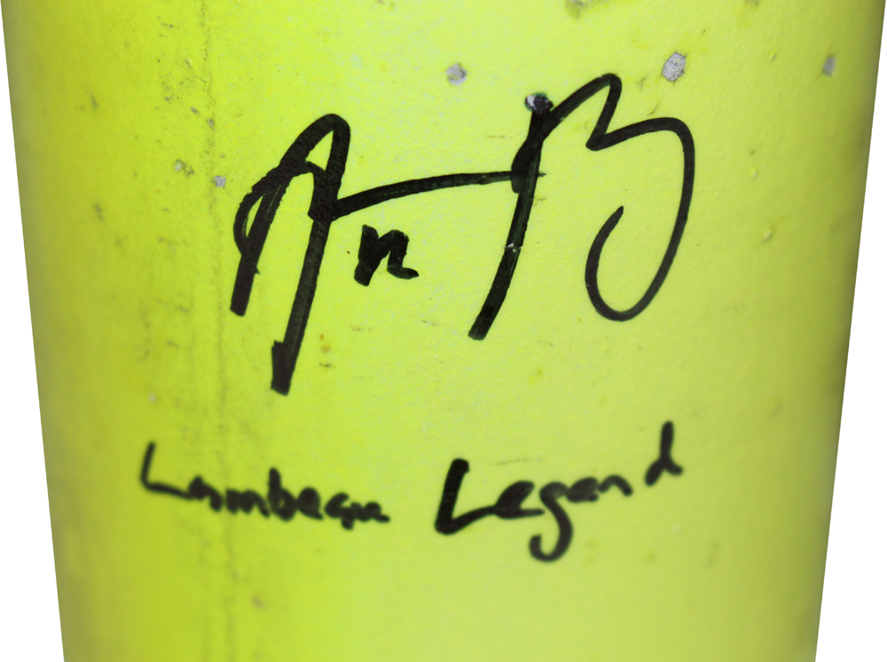 Aaron Rodgers Autographed Game Used Goal Post Piece Lambeau Legend FAN
