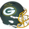 Aaron Rodgers Signed Green Bay Packers Blaze Replica Helmet MVP FAN 25970