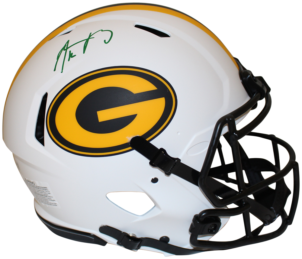 Aaron Rodgers Signed Lunar Eclipse Speed Authentic Packers Helmet FAN