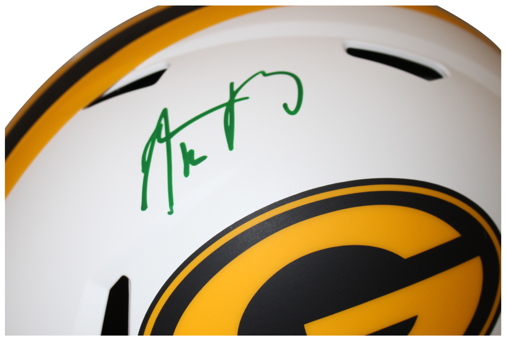 Aaron Rodgers Signed Lunar Eclipse Speed Authentic Packers Helmet FAN