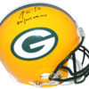 Aaron Rodgers Signed Green Bay Packers Authentic Helmet 2x NFL MVP FAN 27216