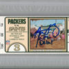 Aaron Rodgers Autographed Green Bay Packers Ticket NFL Debut PSA Slab 24396