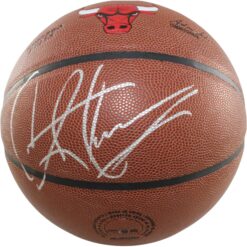 Dennis Rodman Autographed/Signed Chicago Bulls Basketball Beckett 54251