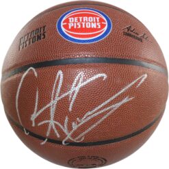 Dennis Rodman Autographed/Signed Detroit Pistons Basketball Beckett 54274