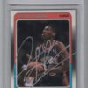 Dennis Rodman Autographed Detroit Pistons 1988 Fleer #43 Card BAS Slab 26029