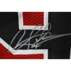 Dennis Rodman Autographed/Signed Pro Style Red XL Jersey Beckett Witness 49738