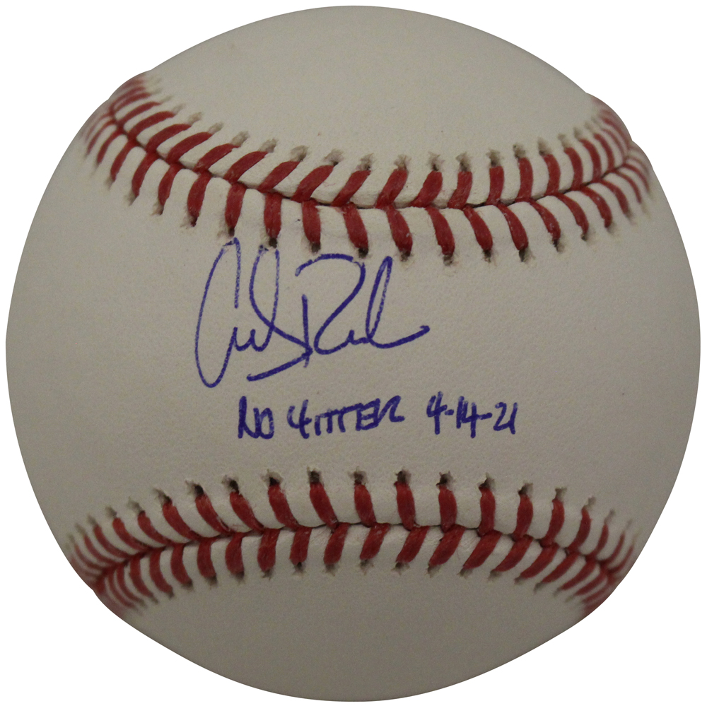Carlos Rodon Autographed OML Baseball White Sox No Hitter 4-14-21 FAN