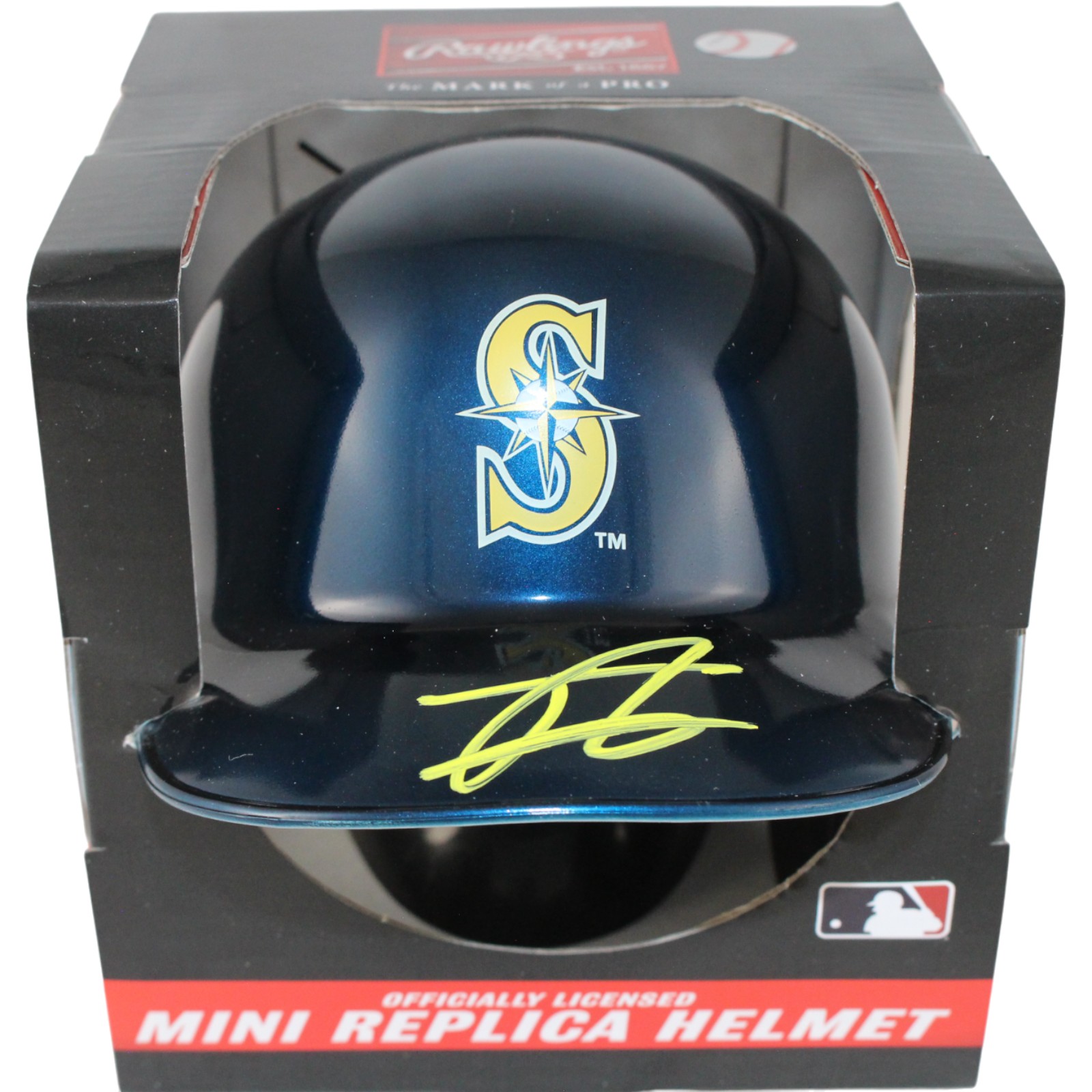 Julio Rodriguez Autographed Seattle Mariners Rawlings Mini Helmet Fanatics 53696