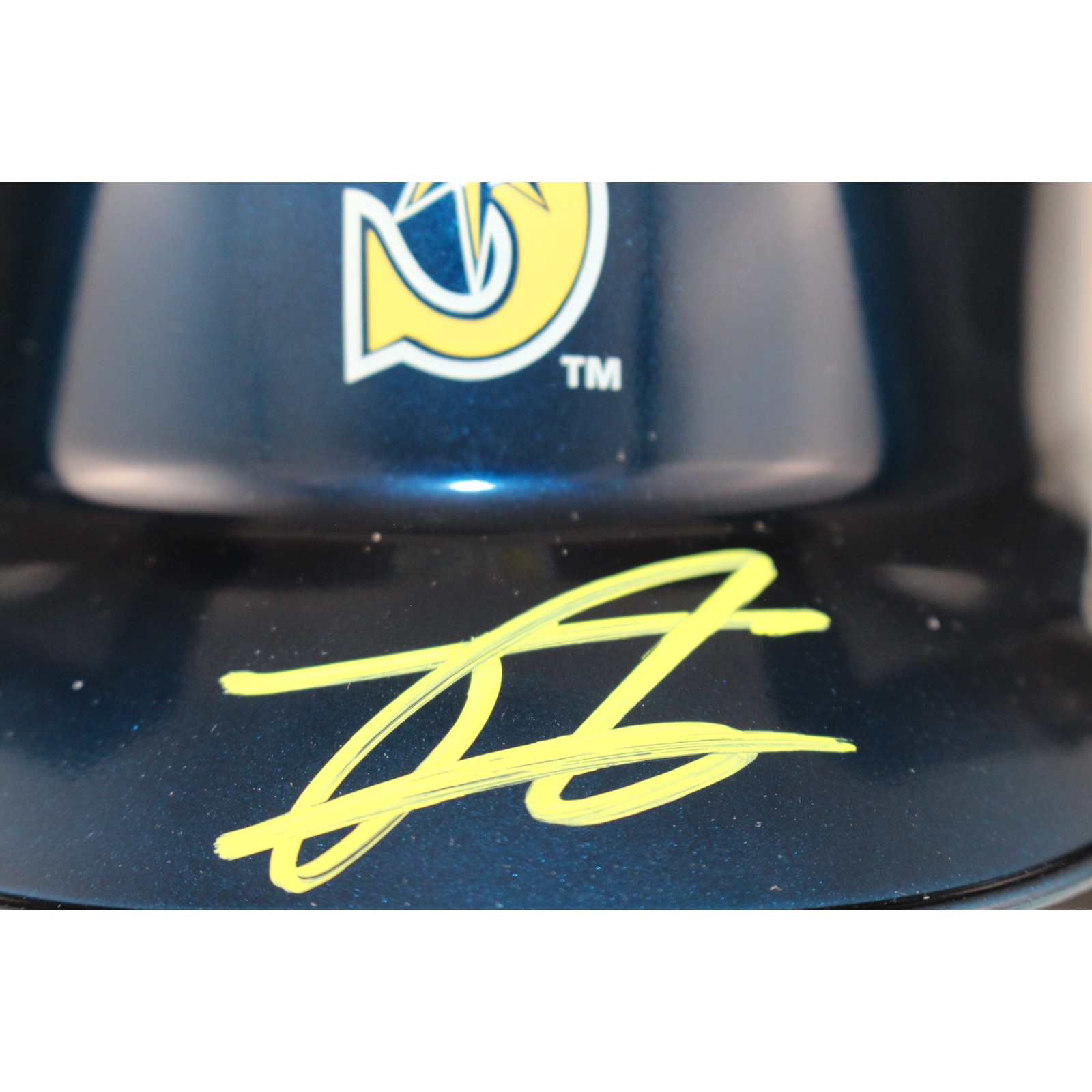 Julio Rodriguez Autographed Seattle Mariners Rawlings Mini Helmet Fanatics 53696 2 Julio Rodriguez Autographed Seattle Mariners Rawlings Mini Helmet Fanatics 53696