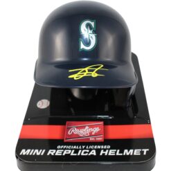 Julio Rodriguez Autographed Seattle Mariners Rawlings Mini Helmet Fanatics 53695