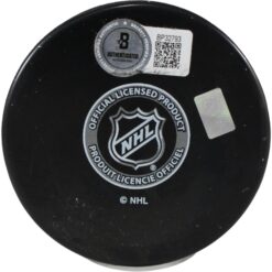 Jeremy Roenick Autographed/Signed Chicago Blackhawks Logo Puck HOF Beckett 53962