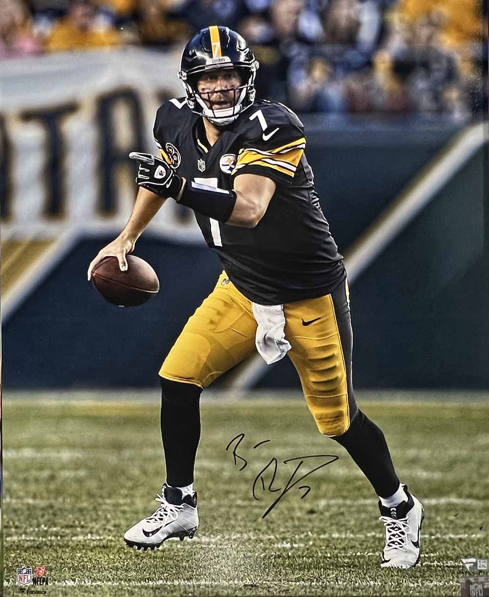 Ben Roethlisberger Autographed Pittsburgh Steelers 16x20 Photo Fanatics