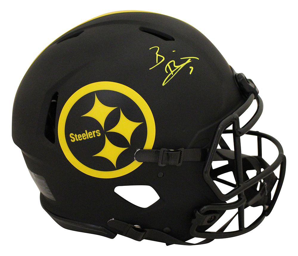 Ben Roethlisberger Signed Pittsburgh Steelers Authentic Eclipse Helmet FAN 28555