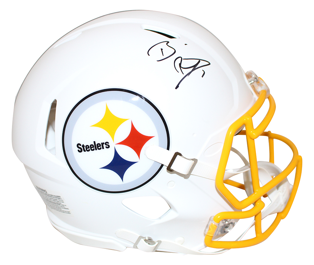 Ben Roethlisberger Signed Pittsburgh Steelers Authentic White Helmet FAN 28554