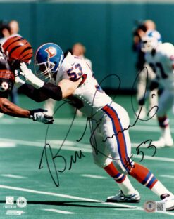 Bill Romanowski Autographed Denver Broncos 8x10 Photo Beckett 51058