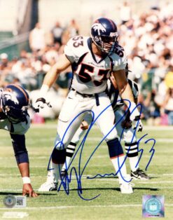 Bill Romanowski Autographed Denver Broncos 8x10 Photo Beckett 51064