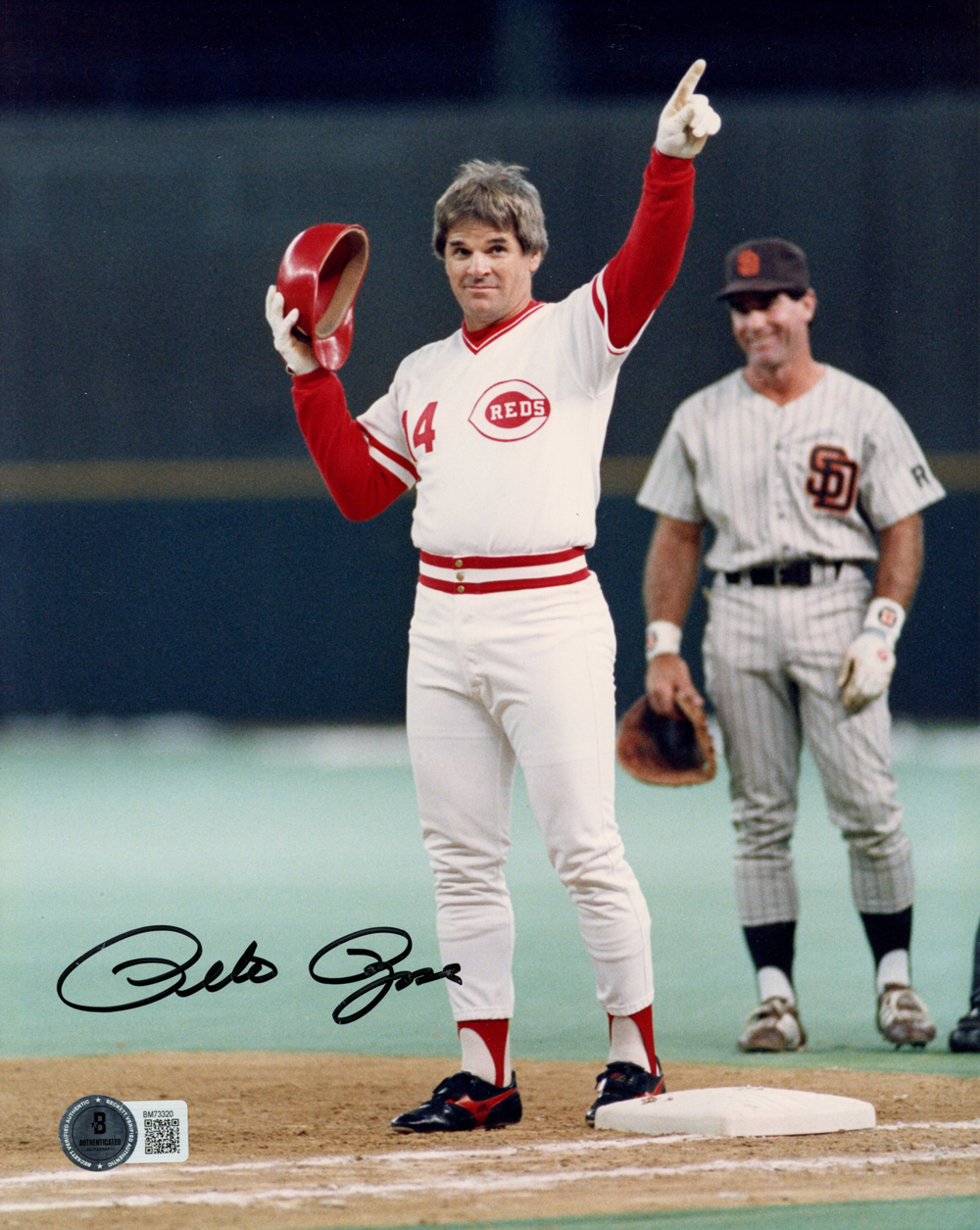 Pete Rose Autographed Baseball Pete Rose Autographed Cincinnati