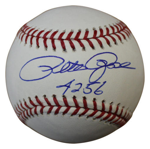 Pete Rose Autographed/Signed Cincinnati Reds OML Baseball 4256 FIT 12170