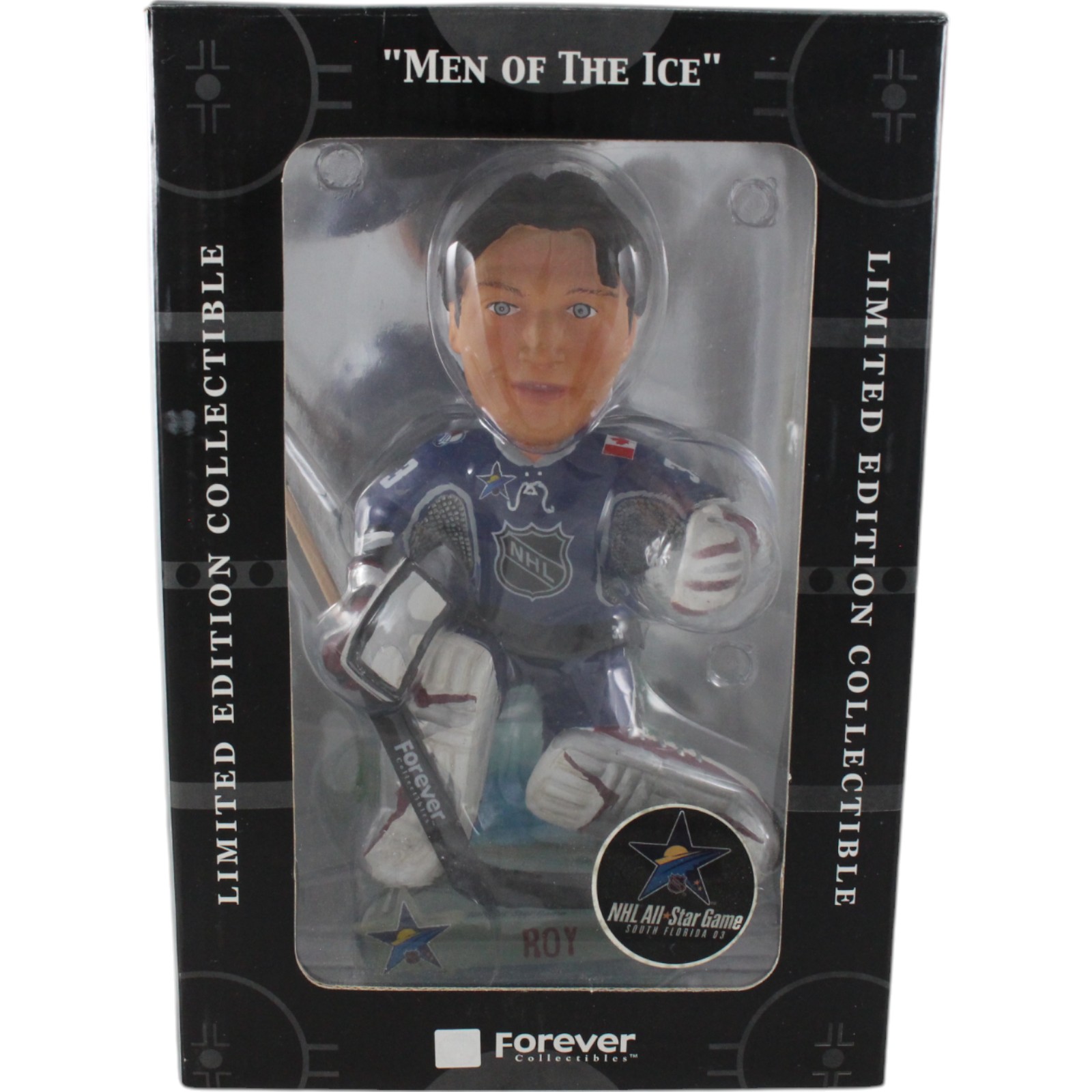 Patrick Roy Colorado Avalanche Limited Edition "MEN OF THE ICE" Bobblehead 49168