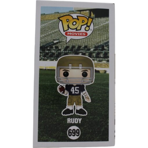 Rudy Ruettiger Autographed Notre Dame Fighting Irish Funko Insc Beckett 46954