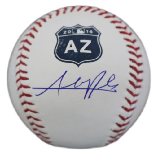 Addison Russell Signed Chicago Cubs 2016 Spring Training Baseball JSA 24708