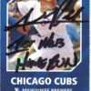 Addison Russell Autographed/Signed Chicago Cubs Ticket 1st MLB HR 25166