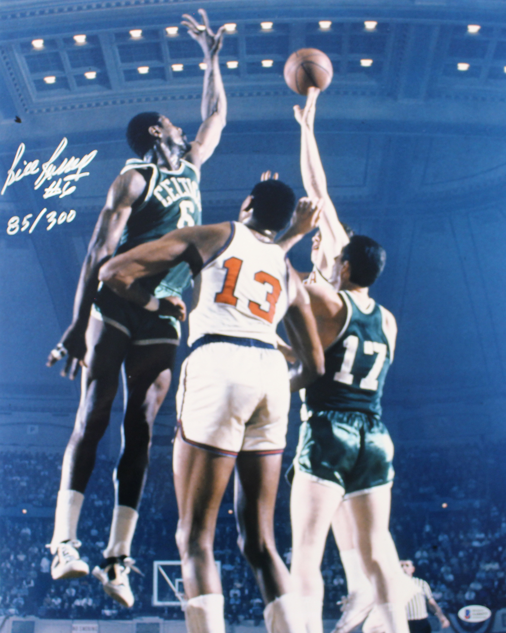 Bill Russell Autographed Boston Celtics 16x20 Photo LE 85/300 Beckett
