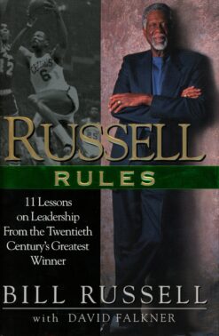 Bill Russell Signed Boston Celtics Russell Rules Book Personalized Beckett 56216