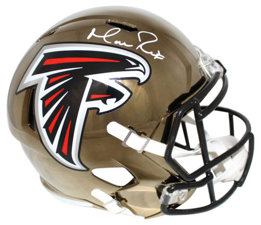 Matt Ryan Autographed/Signed Atlanta Falcons Chrome Replica Helmet FAN 24852