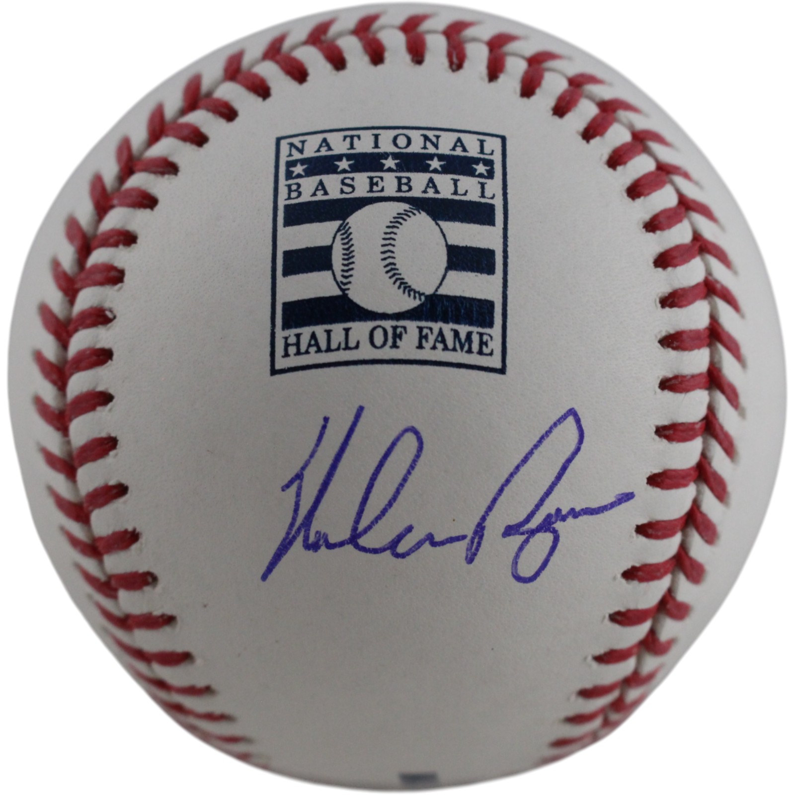 Nolan Ryan Autographed/Signed Texas Rangers HOF OML Baseball Beckett 51246