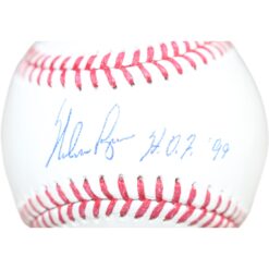 Nolan Ryan Autographed/Signed Texas Rangers OML Baseball HOF Insc. Beckett 51248