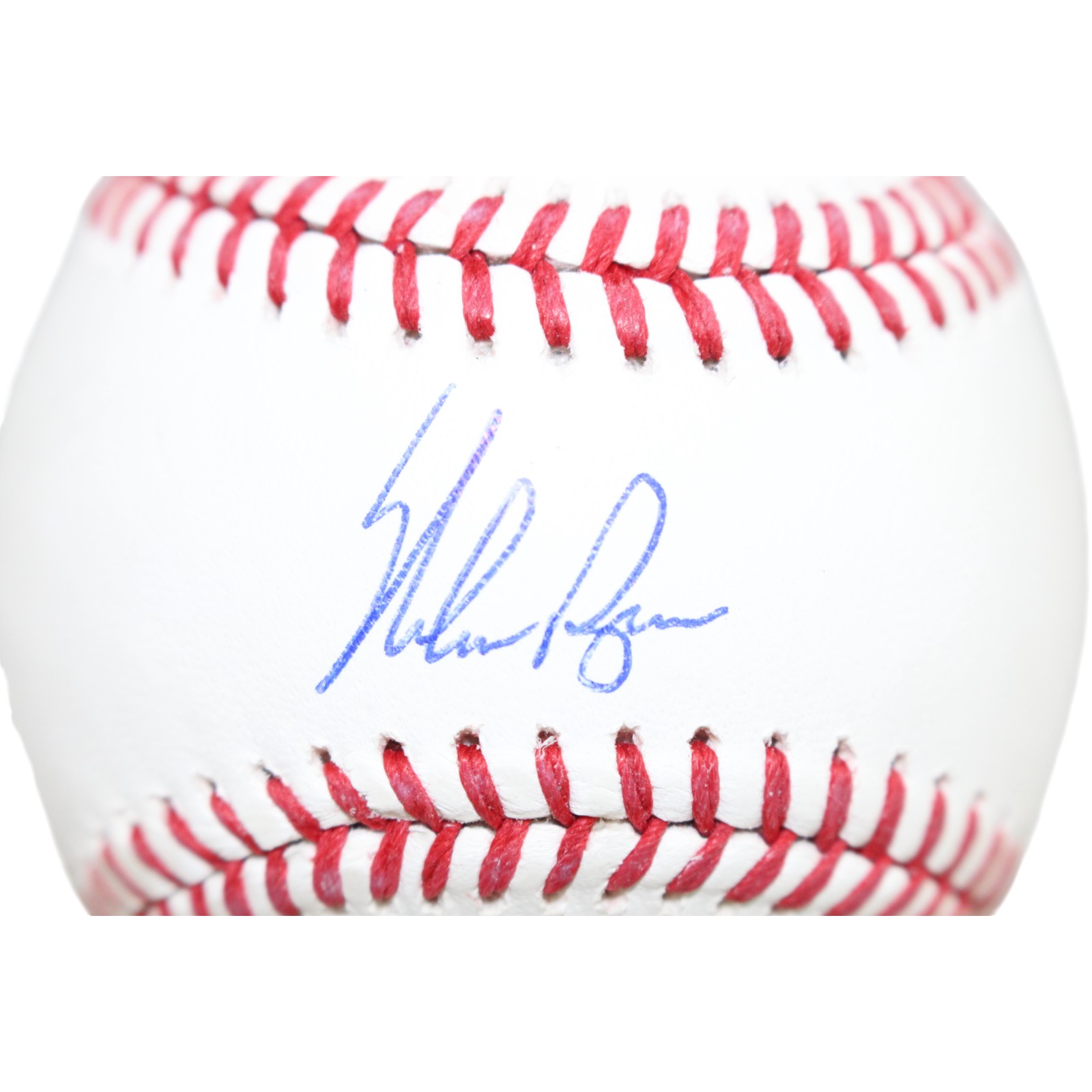 Nolan Ryan Autographed/Signed Texas Rangers OML Baseball Beckett 51245