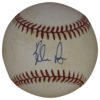 Nolan Ryan Autographed Texas Rangers American League Baseball BAS 32166