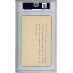 Lou Rymkus Lou Groza Bill Willis Autographed/Signed 3x5" Cut PSA Slabbed 54793