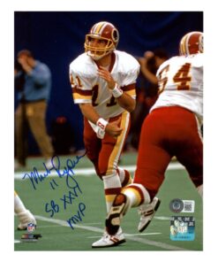 Mark Rypien Autographed/Signed Washington Redskins 8x10 Photo Beckett