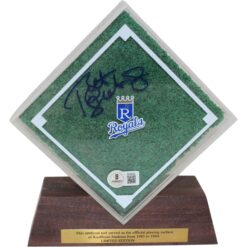 Bret Saberhagen Signed Kansas City Royals Kauffman Stadium Display Beckett 54987