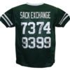 Sack Exchange Autographed/Signed New York Jets Green XL Jersey 3 Sigs 11982