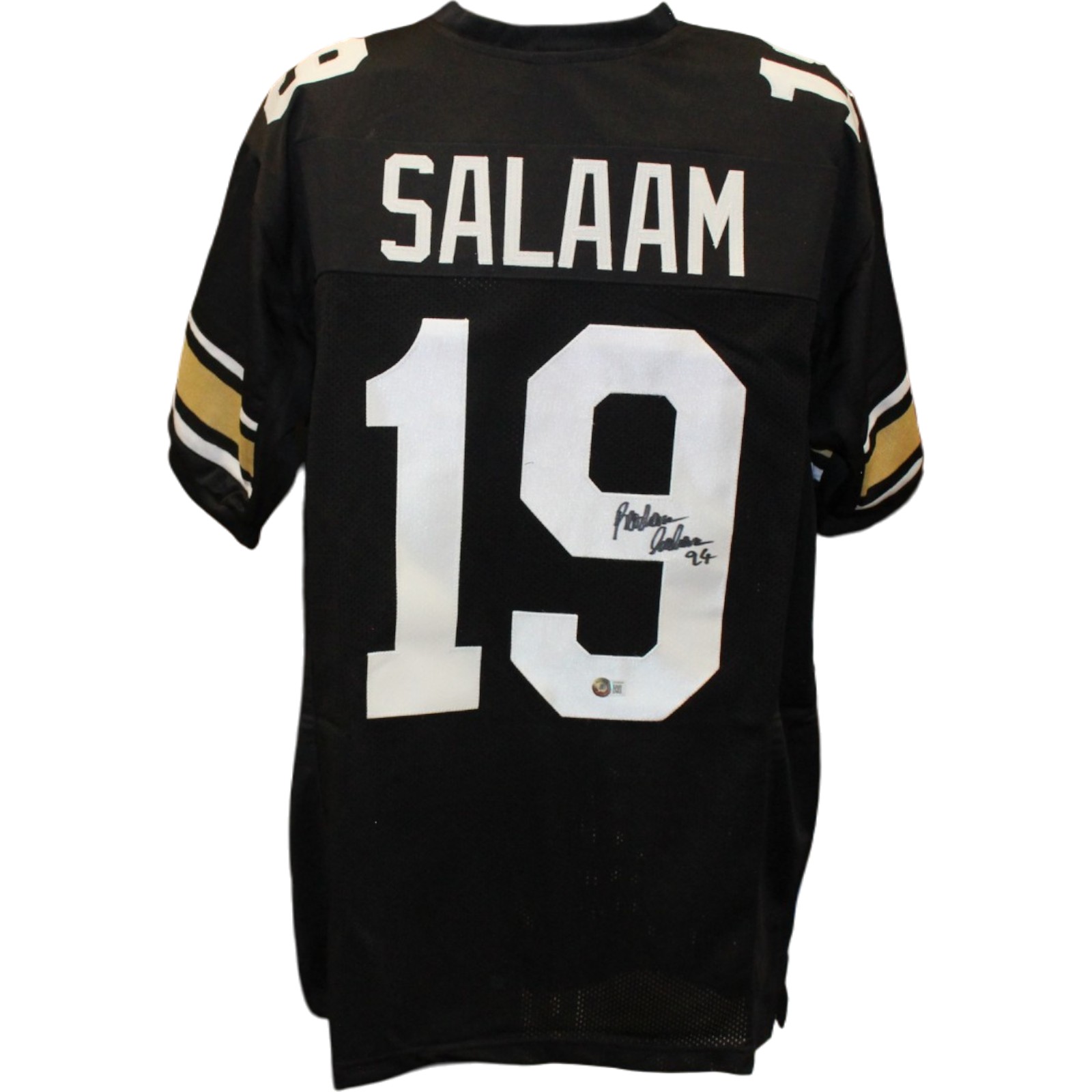 Rashaan Salaam Autographed Colege Style Size XL Black Jersey 94 Beckett 57177 1 Rashaan Salaam Autographed Colege Style Size XL Black Jersey 94 Beckett 57177
