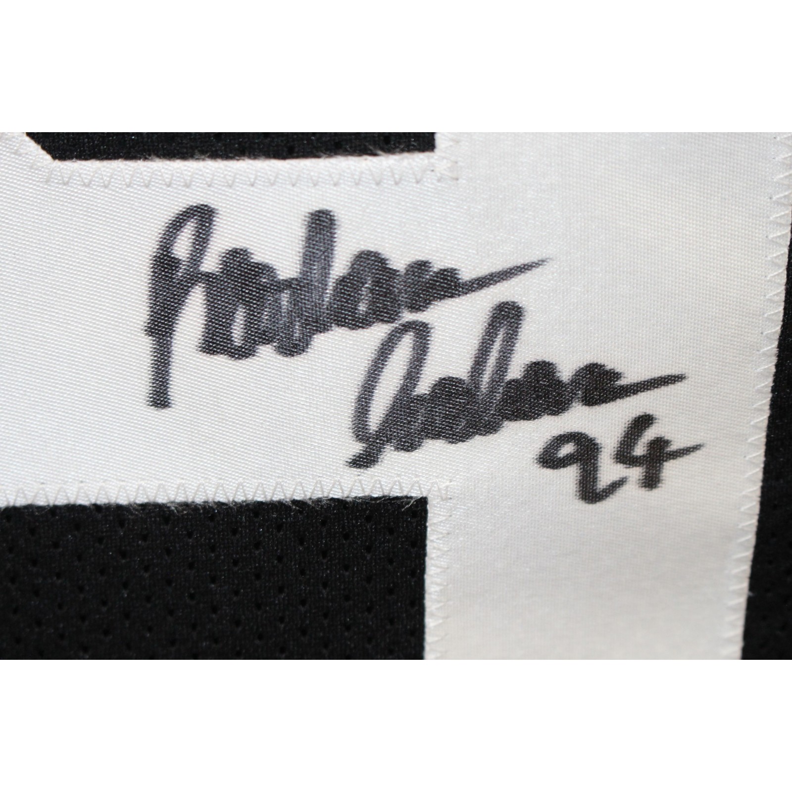 Rashaan Salaam Autographed Colege Style Size XL Black Jersey 94 Beckett 57177