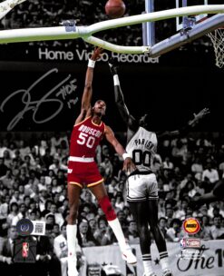 Ralph Sampson Autographed/Signed Houston Rockets 8x10 Photo BAS 