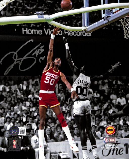 Ralph Sampson Autographed/Signed Houston Rockets 8x10 Photo BAS