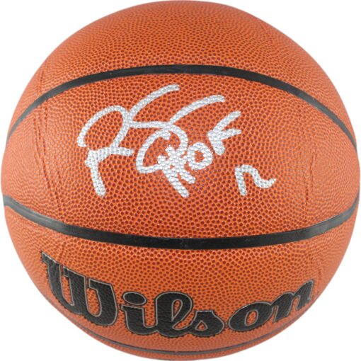 Ralph Sampson Signed Houston Rockets I/O Basketball HOF Beckett Witness 49707