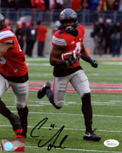 Curtis Samuel Autographed/Signed Ohio State Buckeyes 8x10 Photo JSA