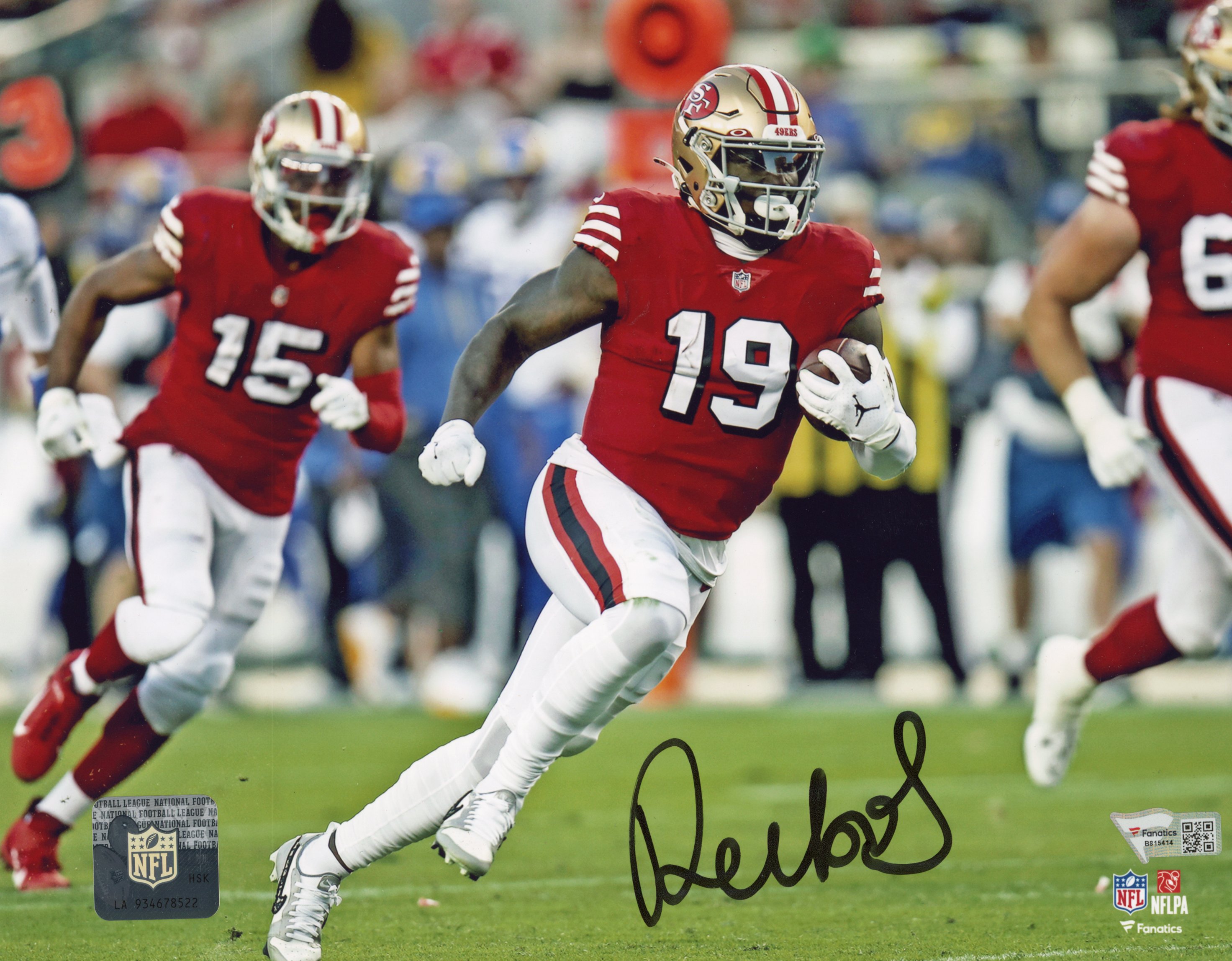 Deebo Samuel Autographed/Signed San Francisco 49ers 8x10 Photo FAN