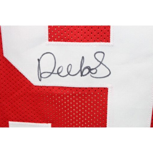Deebo Samuel Autographed/Signed Pro Style Red Jersey Beckett