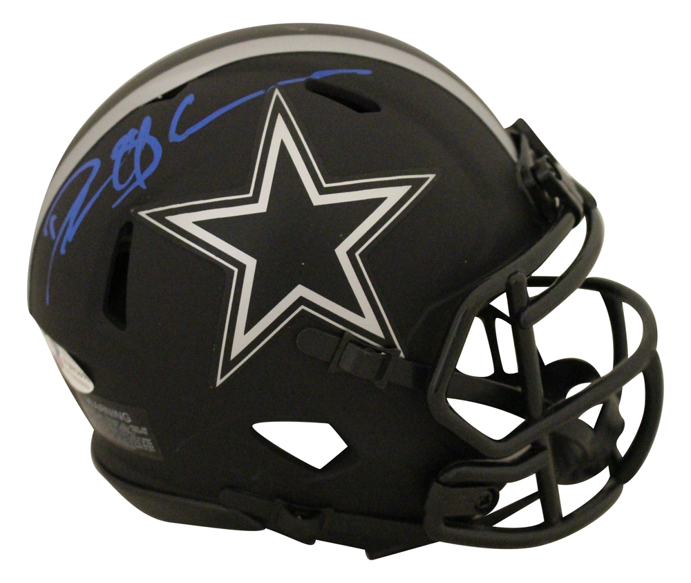 Deion Sanders Autographed/Signed Dallas Cowboys Eclipse Mini Helmet BAS 28295